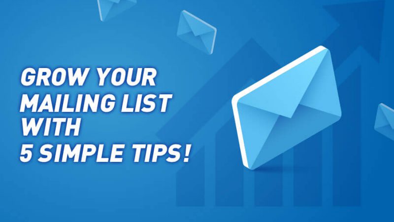 Grow your mailing list with 5 simple tips! - GamingSoft News