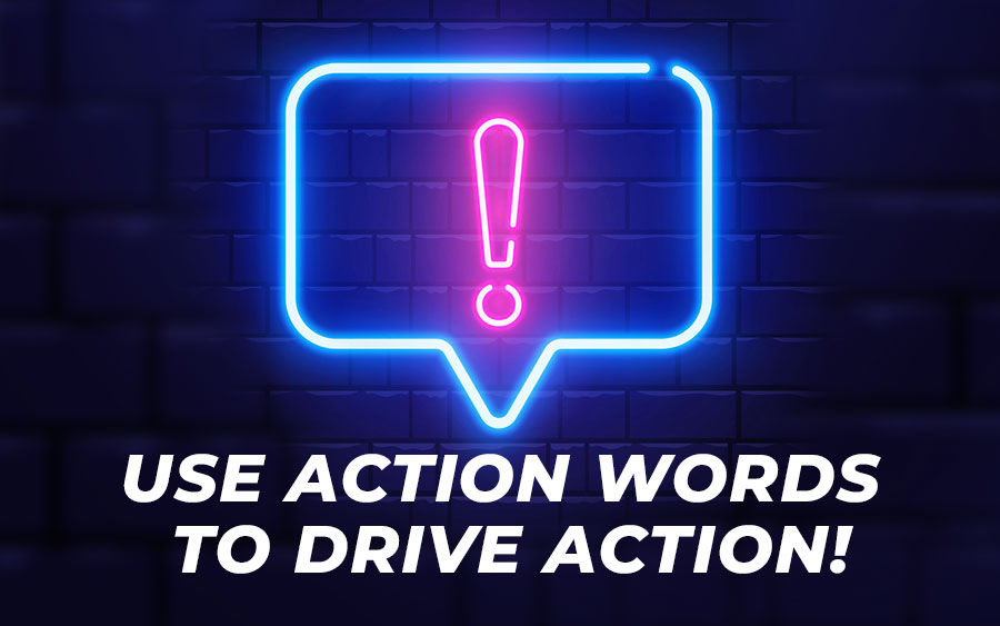 Use action words to make conversion for your online casino - GamingSoft News