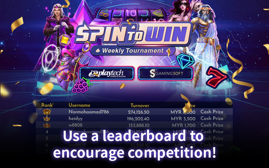 Use a leaderboard to encourage slot game competition - GamingSoft News