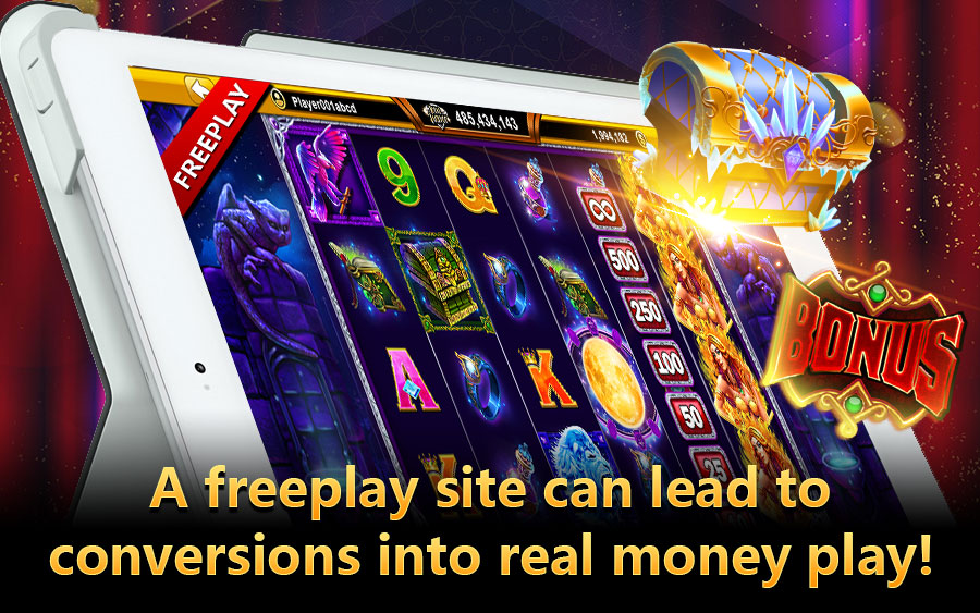 A freeplay site can lead to conversions into real money play! - GamingSoft News