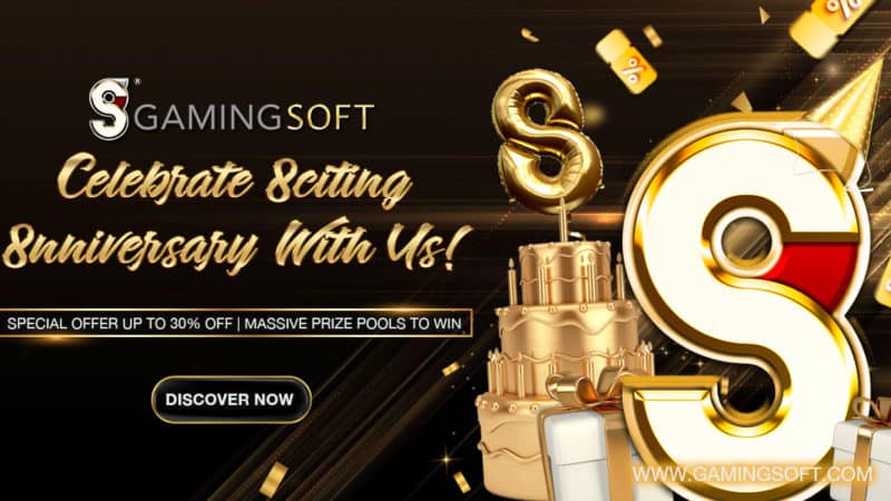 GamingSoft Celebrates  8 Years of 8cellence in iGaming
