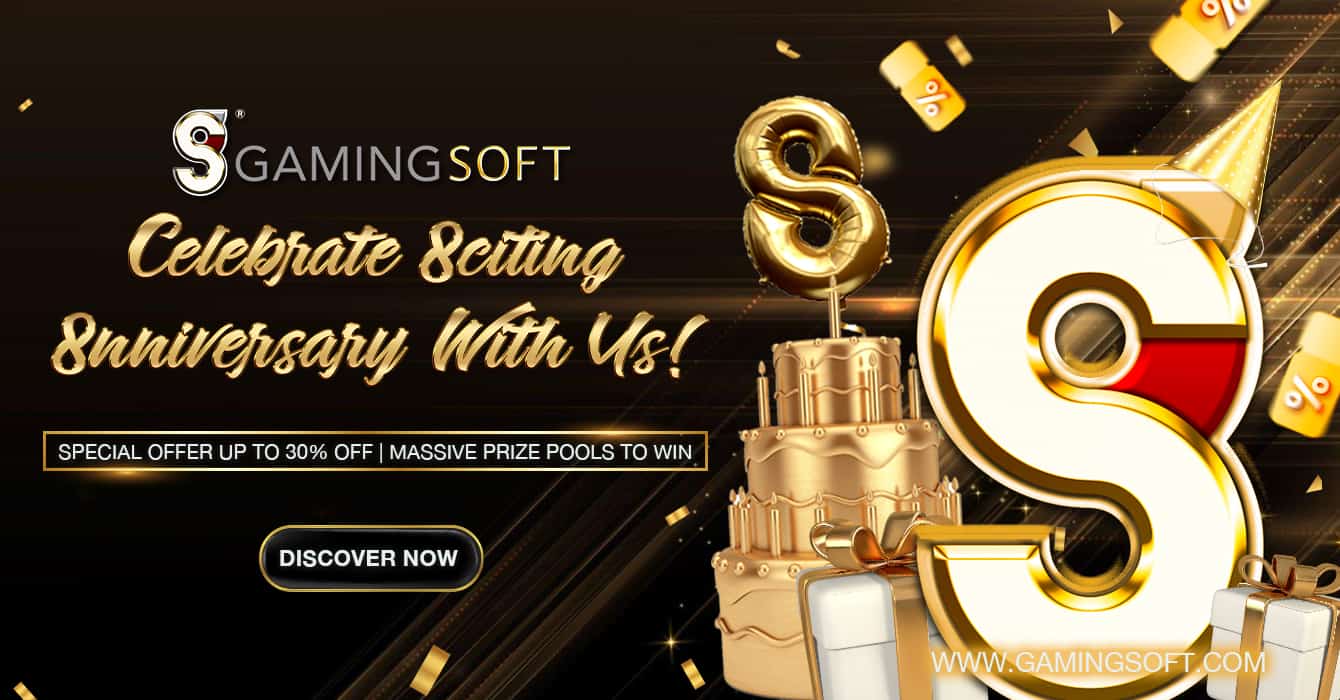 GamingSoft Celebrates  8 Years of 8cellence in iGaming